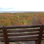 Fall Color Bench Thomas Rock Lake Superior