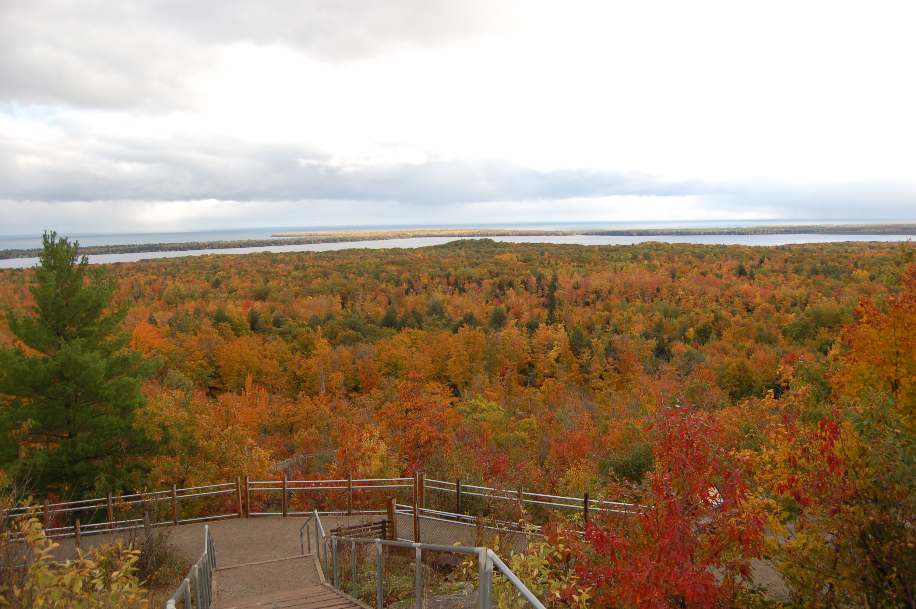Fall Color Thomas Rock Overlook Lake Superior
