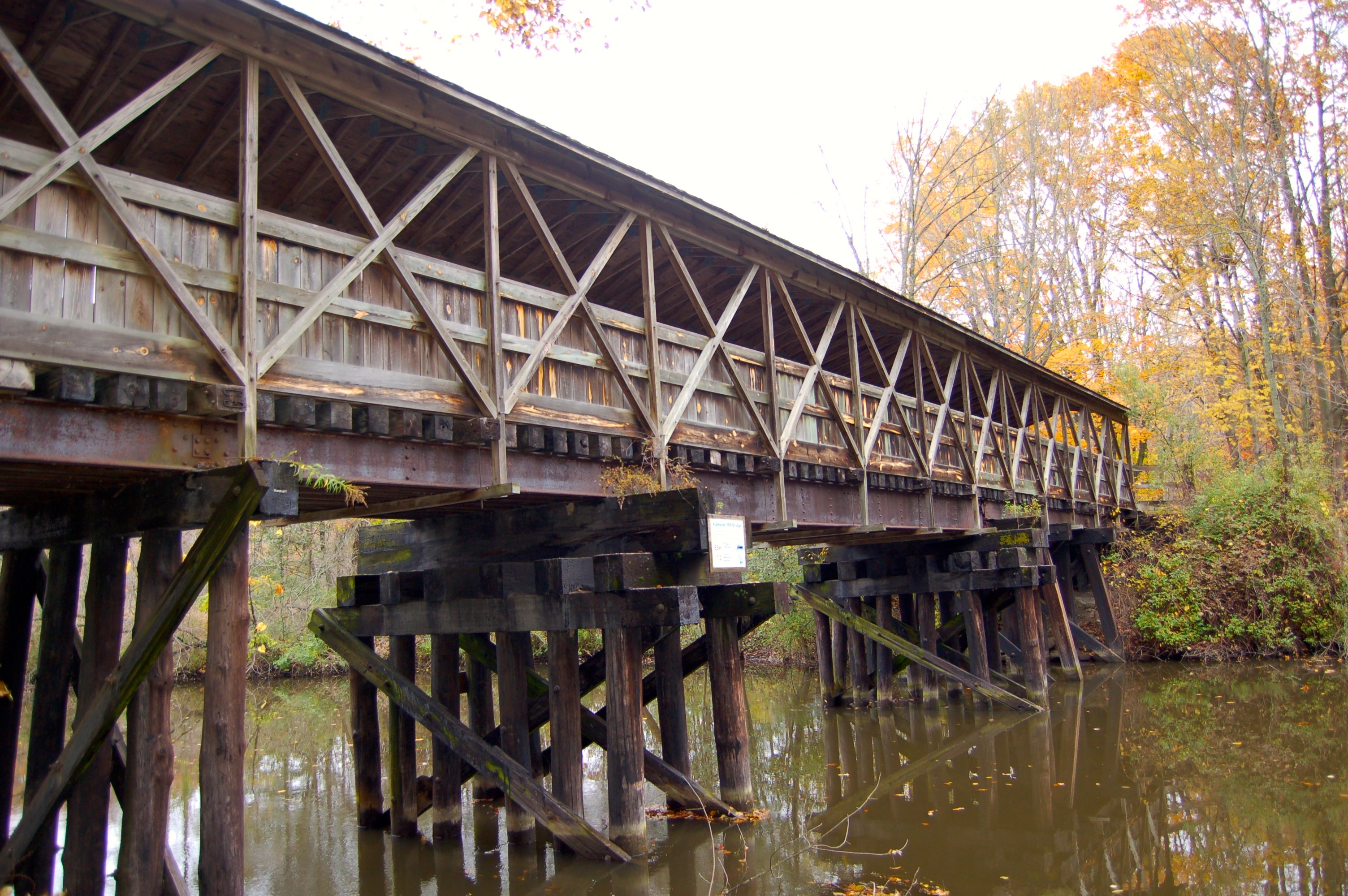 Kal Haven Trail Reflection Bridge