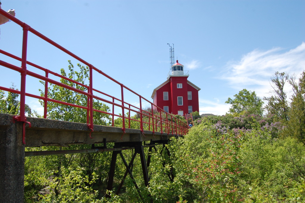 Marquette Harbor Lighthouse Stairway