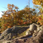 Sugarloaf Mountain Rocks Fall Color Marquette