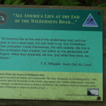 Union Mine Trail Porcupine Mountains Interpretive Sign