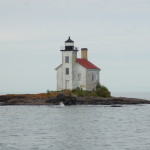 Gull Rock Island Lighthouse Michigan