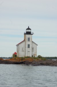 Gull Rock Lighthouse Lake Superior Front