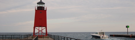 Charlevoix South Pier Light, Lake Michigan
