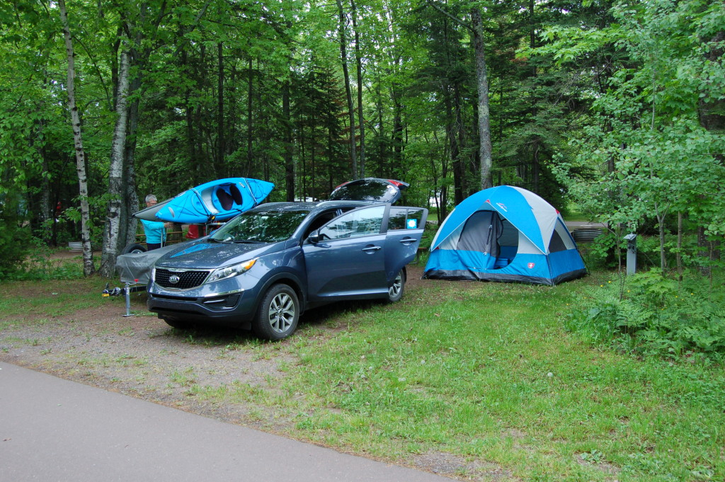 Fort Wilkins Historic State Park Campsite 2016