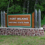 Fort Wilkins Historic State Park DNR Sign