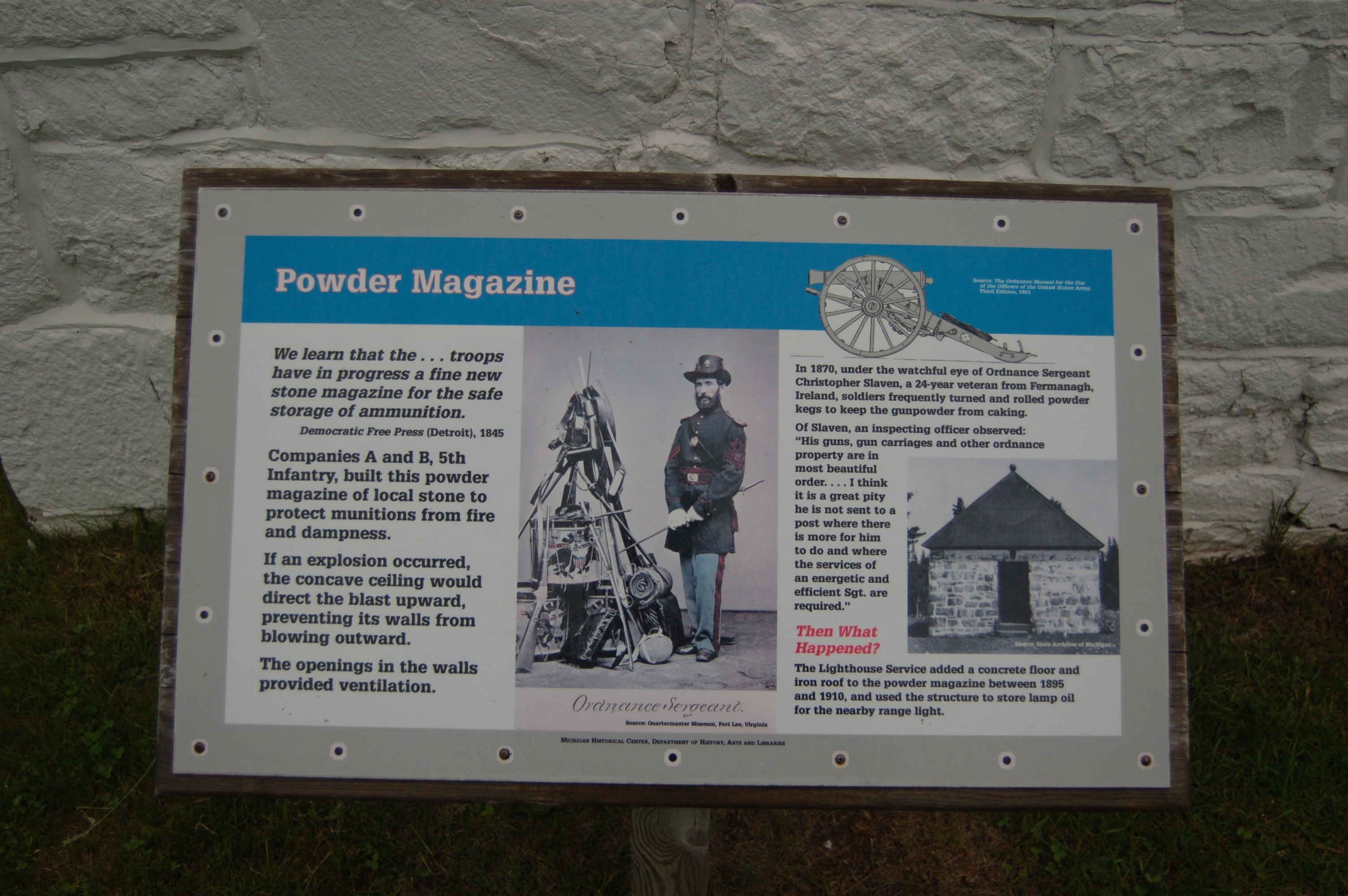 Fort Wilkins Historic State Park Powder magazine