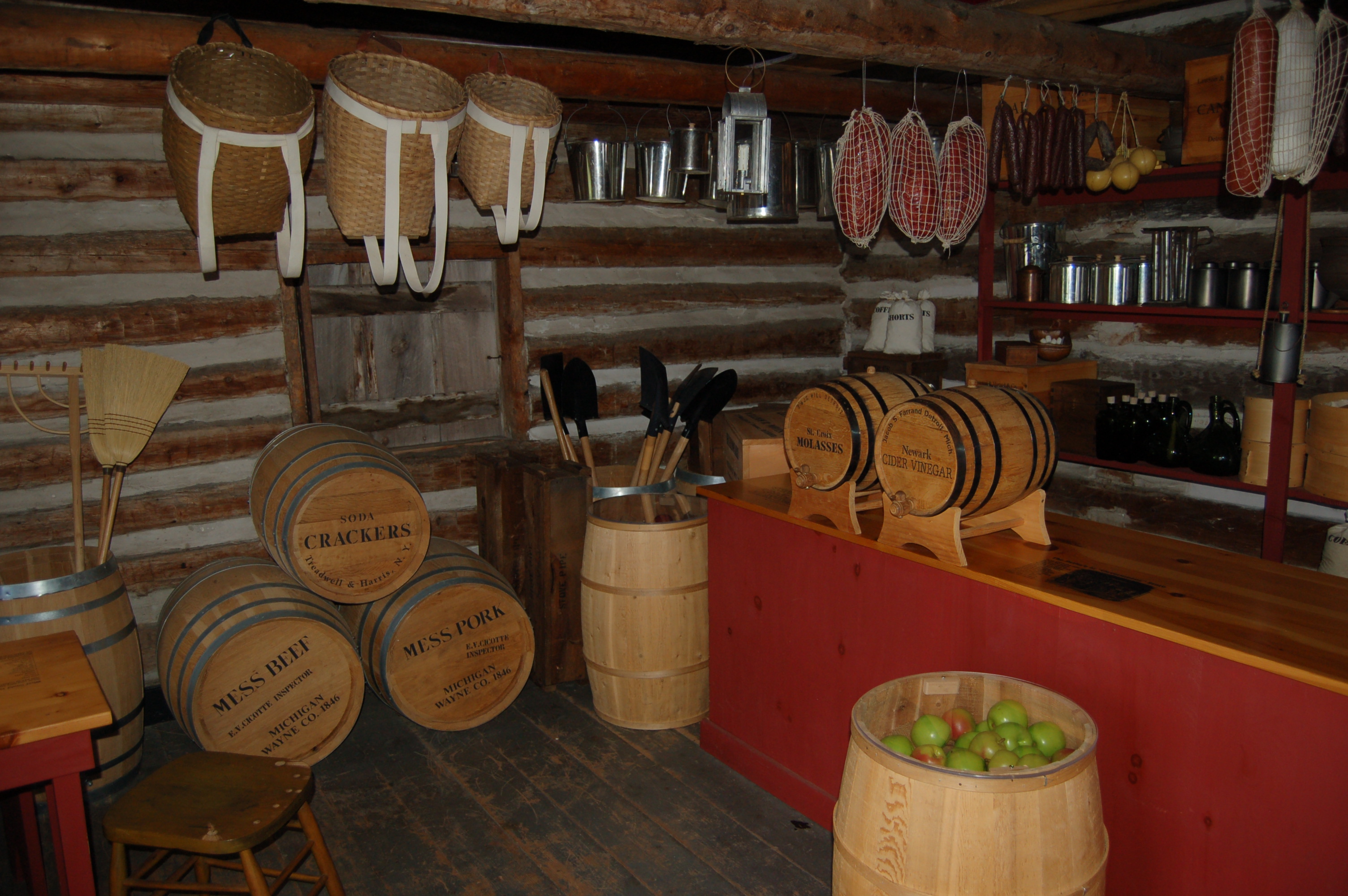 Fort Wilkins Historic State Park Store Interior