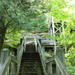 Laughing Whitefish Falls Staircase Trail Michigan