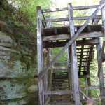 Laughing Whitefish Falls Staircase Upper Peninsula