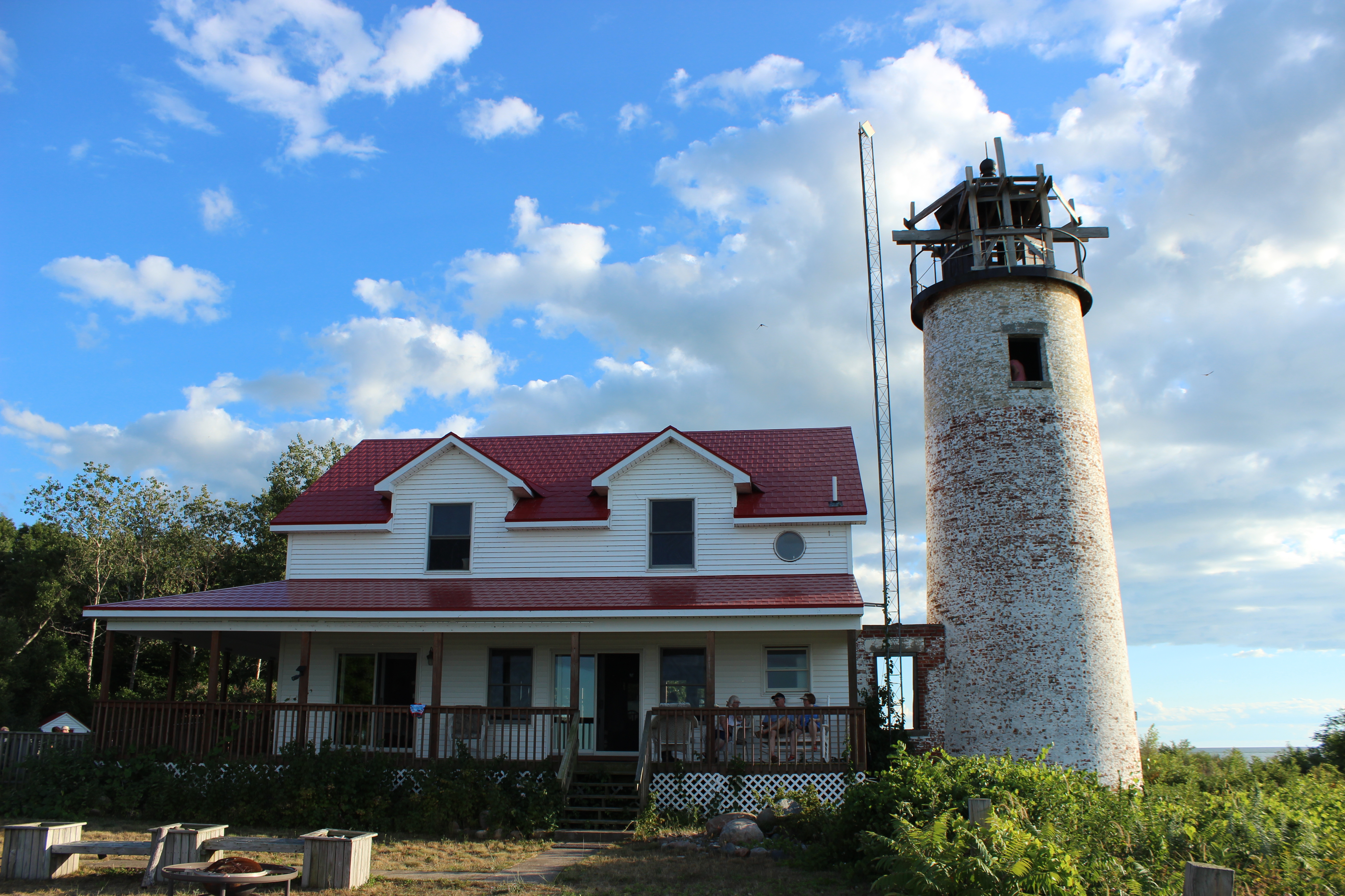 Charity Island Lighthouse Lake Huron Michigan