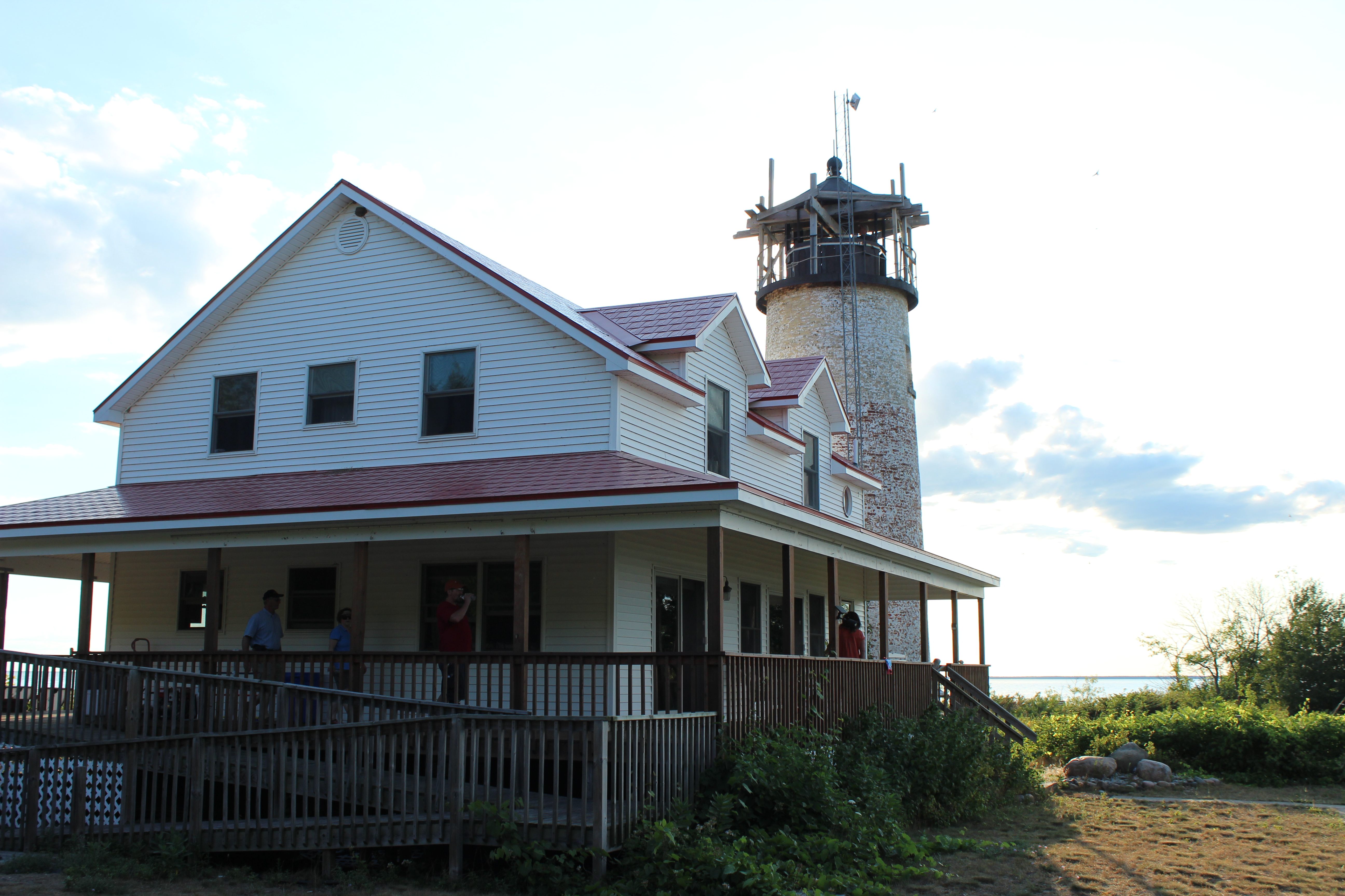 Charity Island Lighthouse Restored Keepers Dwelling