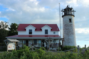 Charity Island Lighthouse Top Photo Michigan