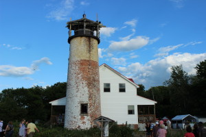 Charity Island Lighthouse Tower Front
