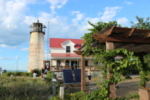 Charity Island Lighthouse Tower and Garden