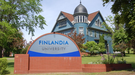 Michigan Roadside Attractions: Finlandia University, Hancock