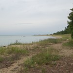 Forty Mile Point Lighthouse Lake Huron Beach