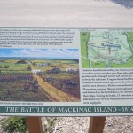 Mackinac Island Battlefield Marker Michigan