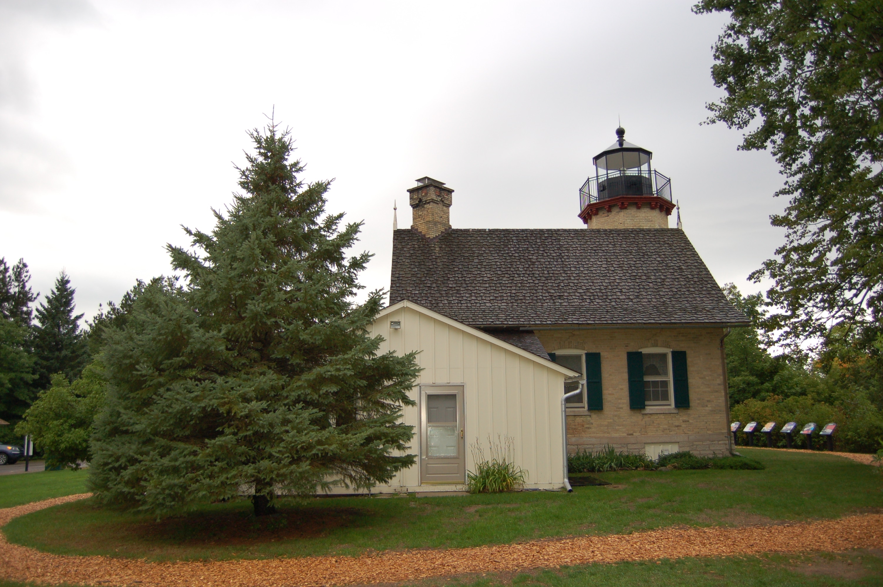 McGulpin Point Lighthouse Back Side View
