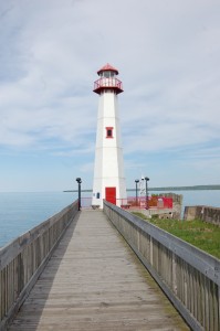 St. Ignace Boardwalk Wawatam Lighthouse