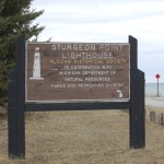 Sturgeon Point Lighthouse Sign