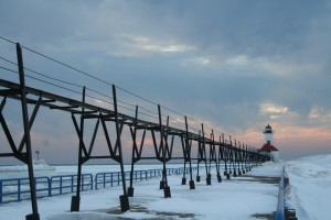 St. Joseph Pier Lights Feature Photo Michigan