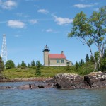 Copper Harbor Lighthouse Lake Superior Michigan
