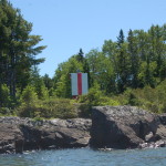 Copper Harbor Lighthouse Range Light From Water