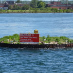 Soo Locks Boat Tours Danger Sign Hydroelectric Dam