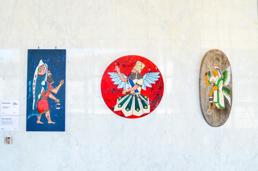 "New Artifacts from an Ancient Culture" by Daniel Sarhad, at Grand Rapids City Hall