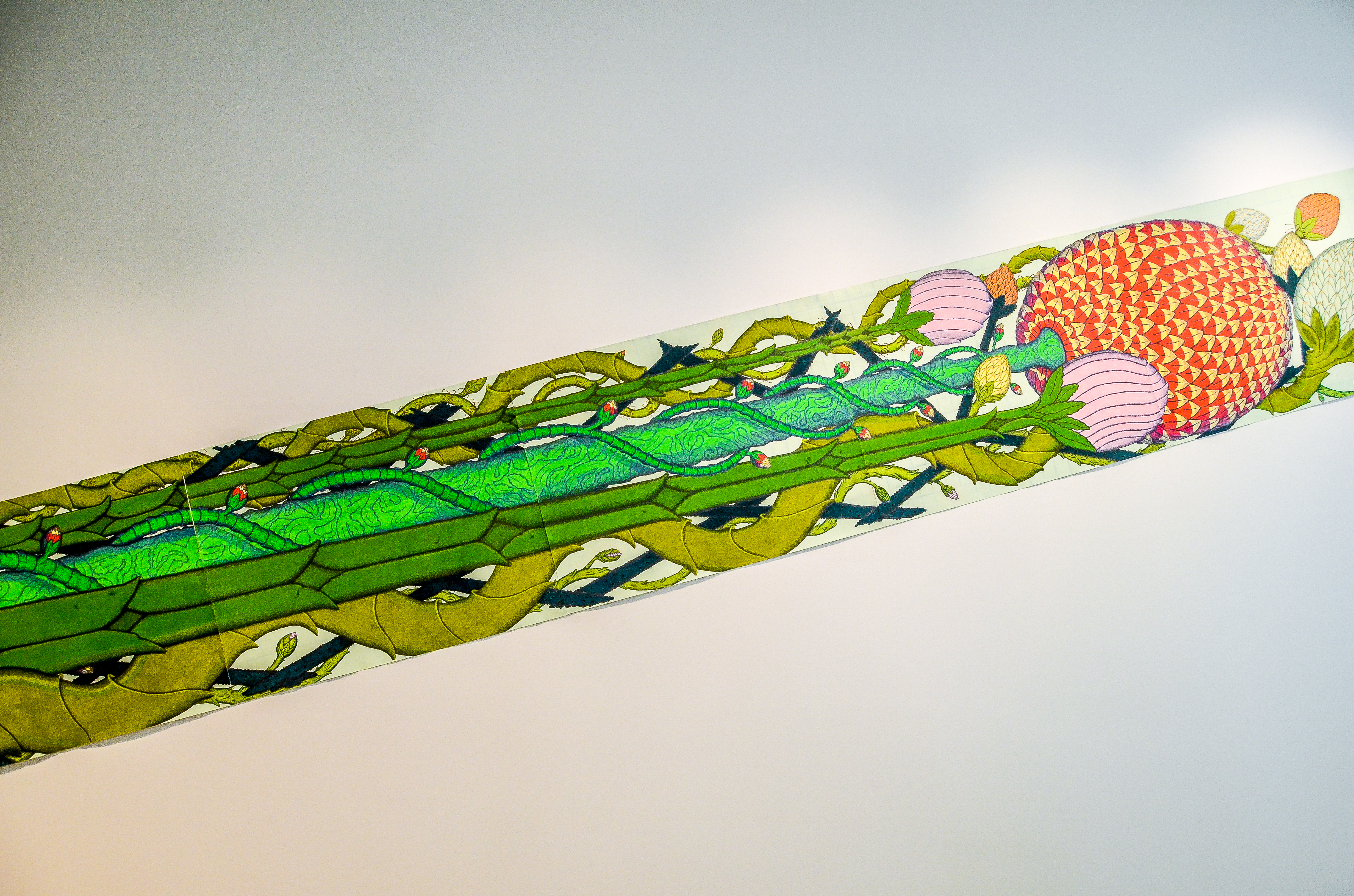 "Mighty Chrysanthemum Tree" by Mel Watkin, at Grand Rapids Art Museum