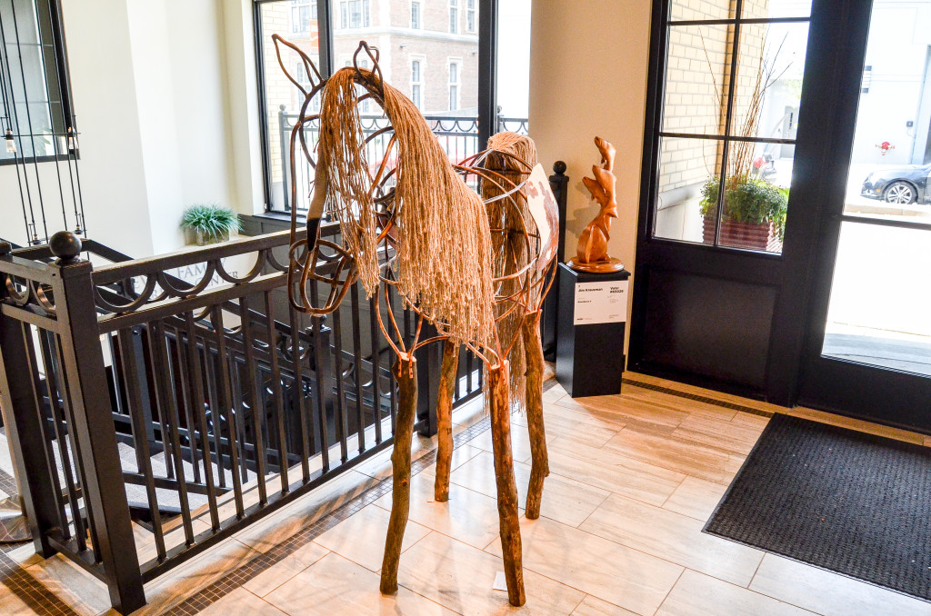 "Horses Being Horses: Western Wild Herd" by Adrienne Vittorio, at the Acton Building