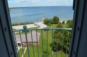 Seul Choix Point Lighthouse Tower View Michigan
