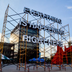 "Everything is Happening Right Here" by Justin Langlois and Hiba Abdallah, at Calder Plaza