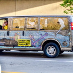 "Sharpie Van" by Daniel Linehan, various locations but based out of Pearl St. Burger King