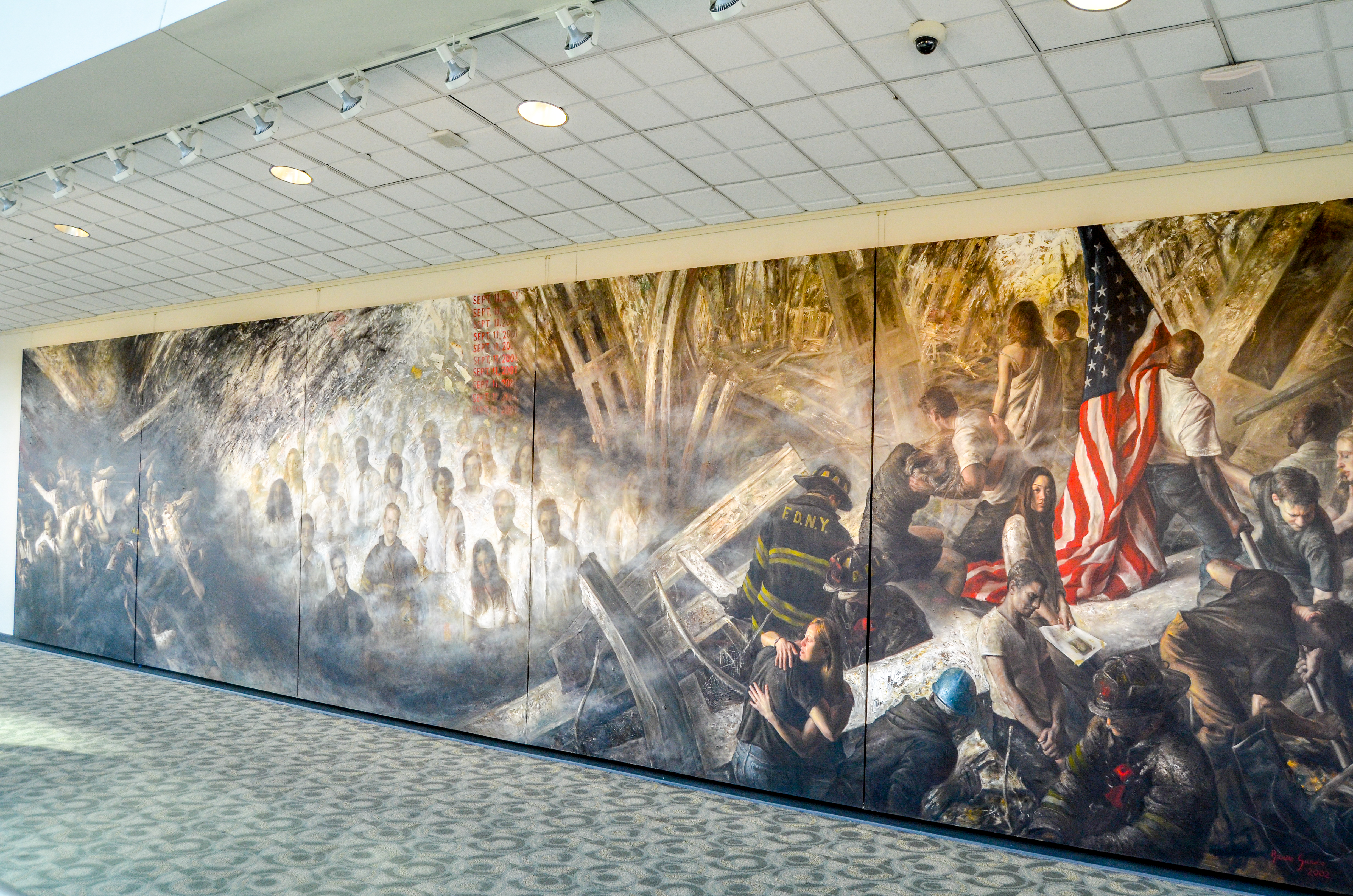 "Tragedy, Memory and Honor" by Bruno Surdo, inside DeVos Place Convention Center