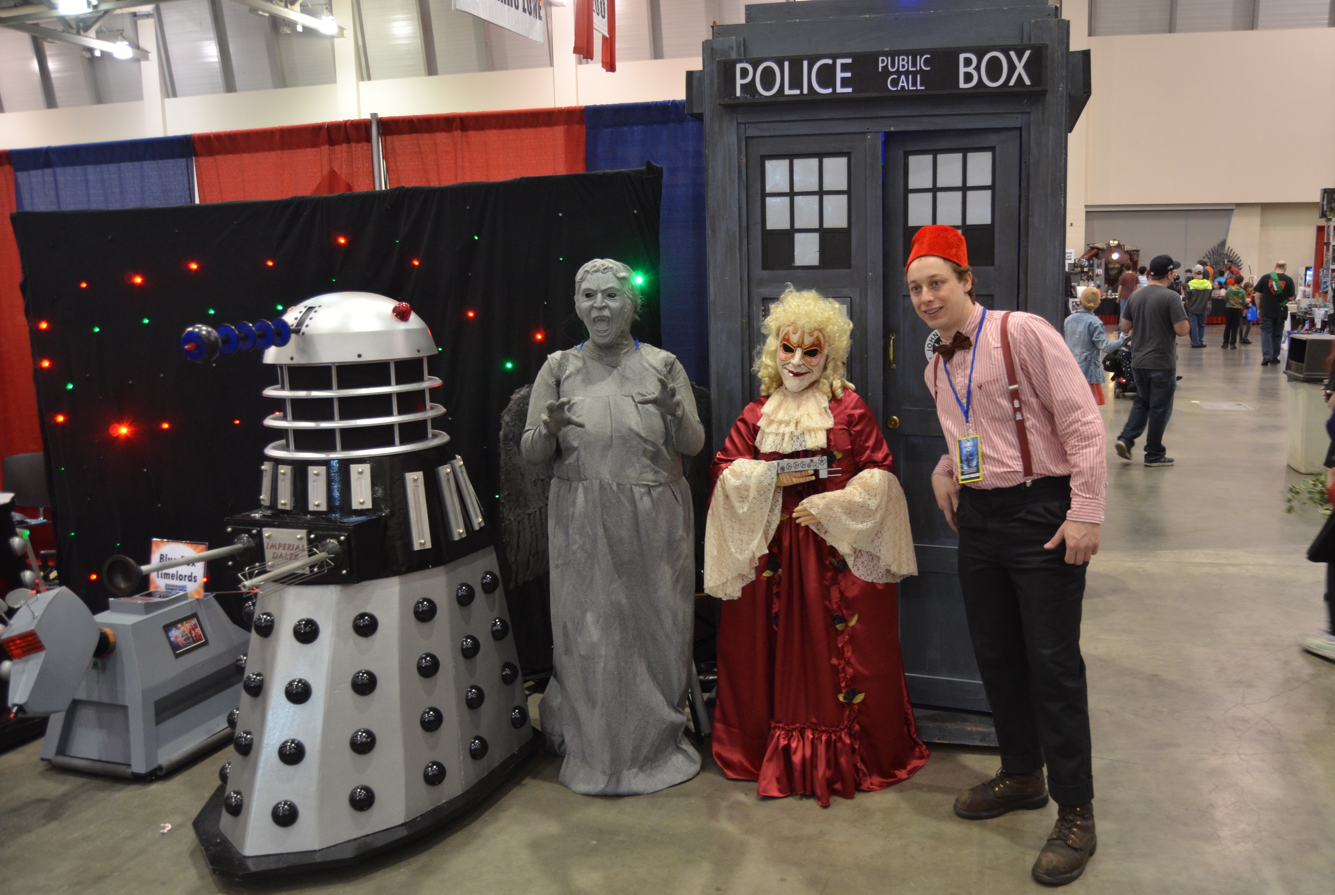 The Doctor Who booth