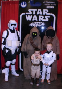 The Great Lakes Garrison had several members dressed up throughout the event