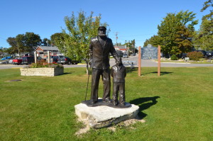 Les Cheneaux Islands Fisherman Statue