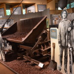 Michigan Iron Industry Museum Cart Dispaly Miners