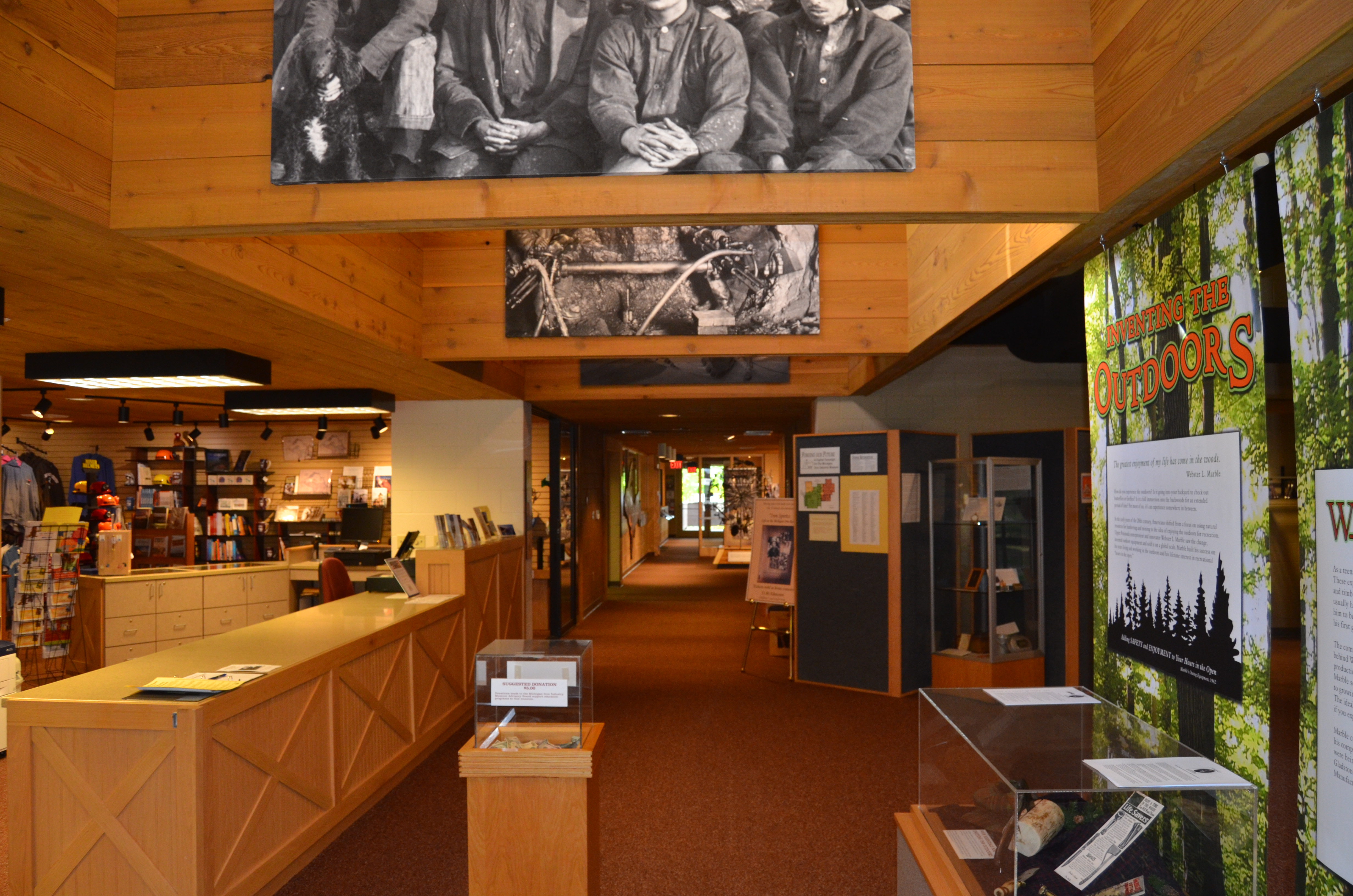 Michigan Iron Industry Museum Entrance Hall