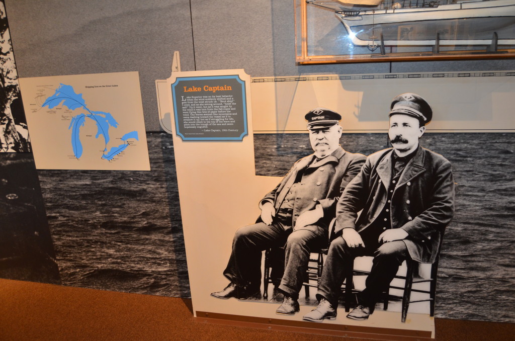 Michigan Iron Industry Museum Lake Captain Display