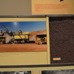 Michigan Iron Industry Museum Taconite Pellets Display