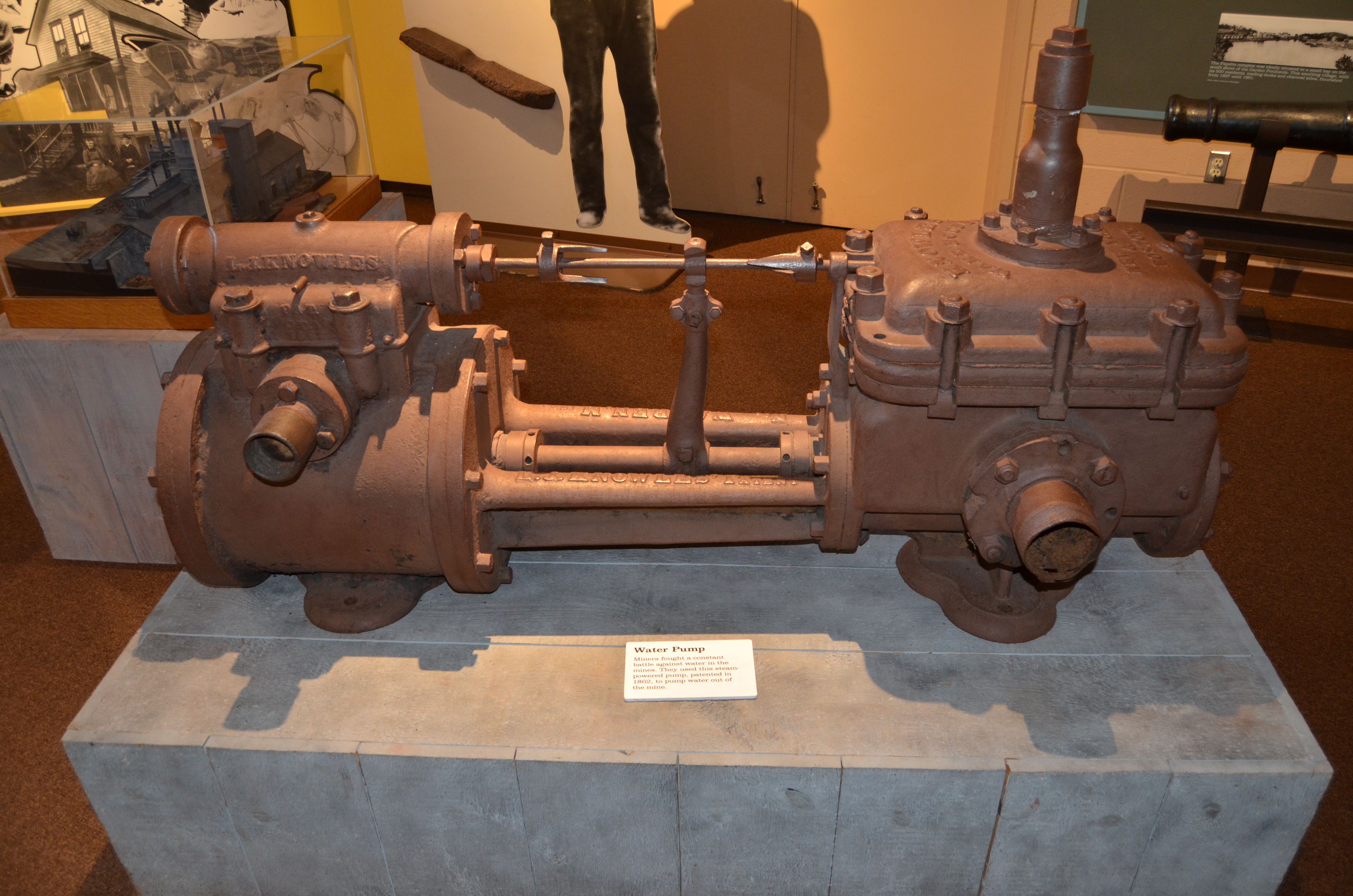 Michigan Iron Industry Water Pump Display