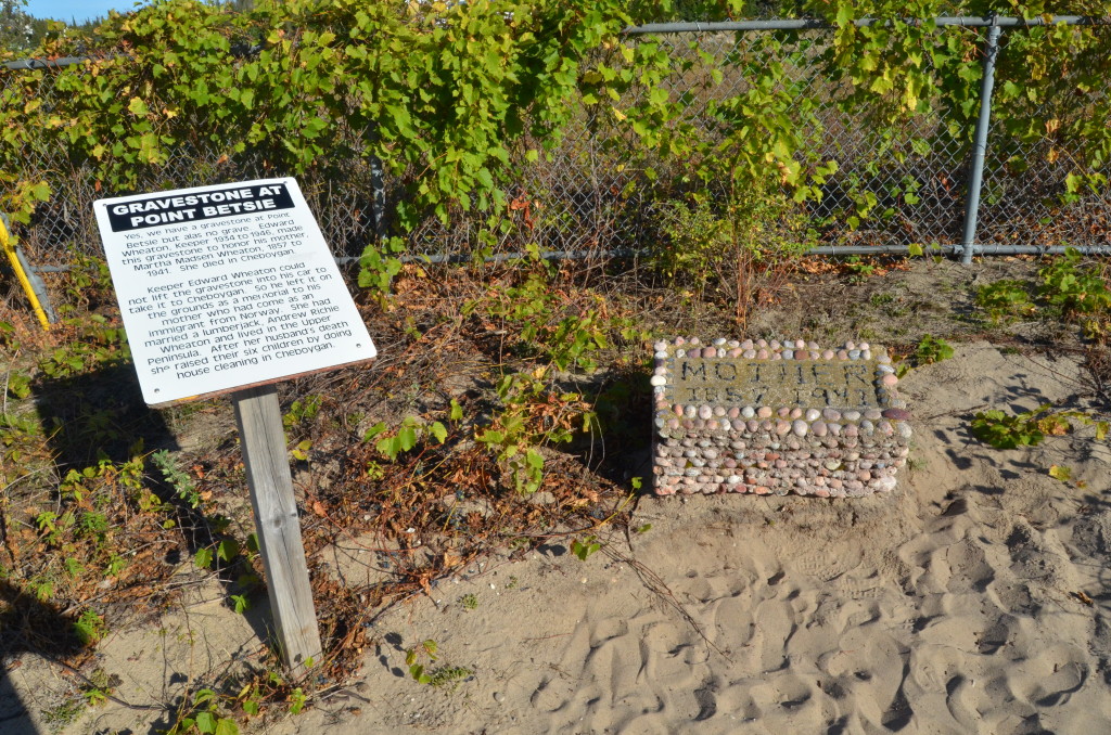 Point Betsie Lighthouse Grave Marker Headstone