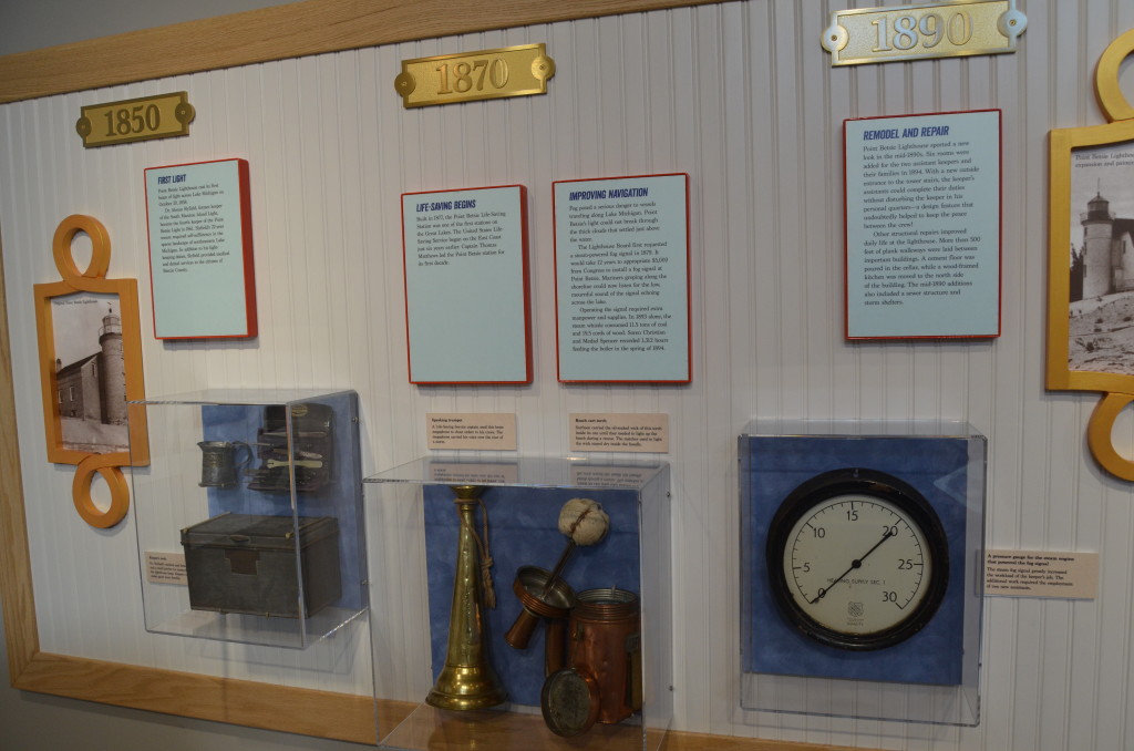 Point Betsie Lighthouse Timeline Display