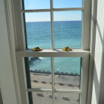 Point Betsie Lighthouse Tower Window View