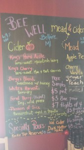 Bee Well Meadery Tap List Bellaire Michigan