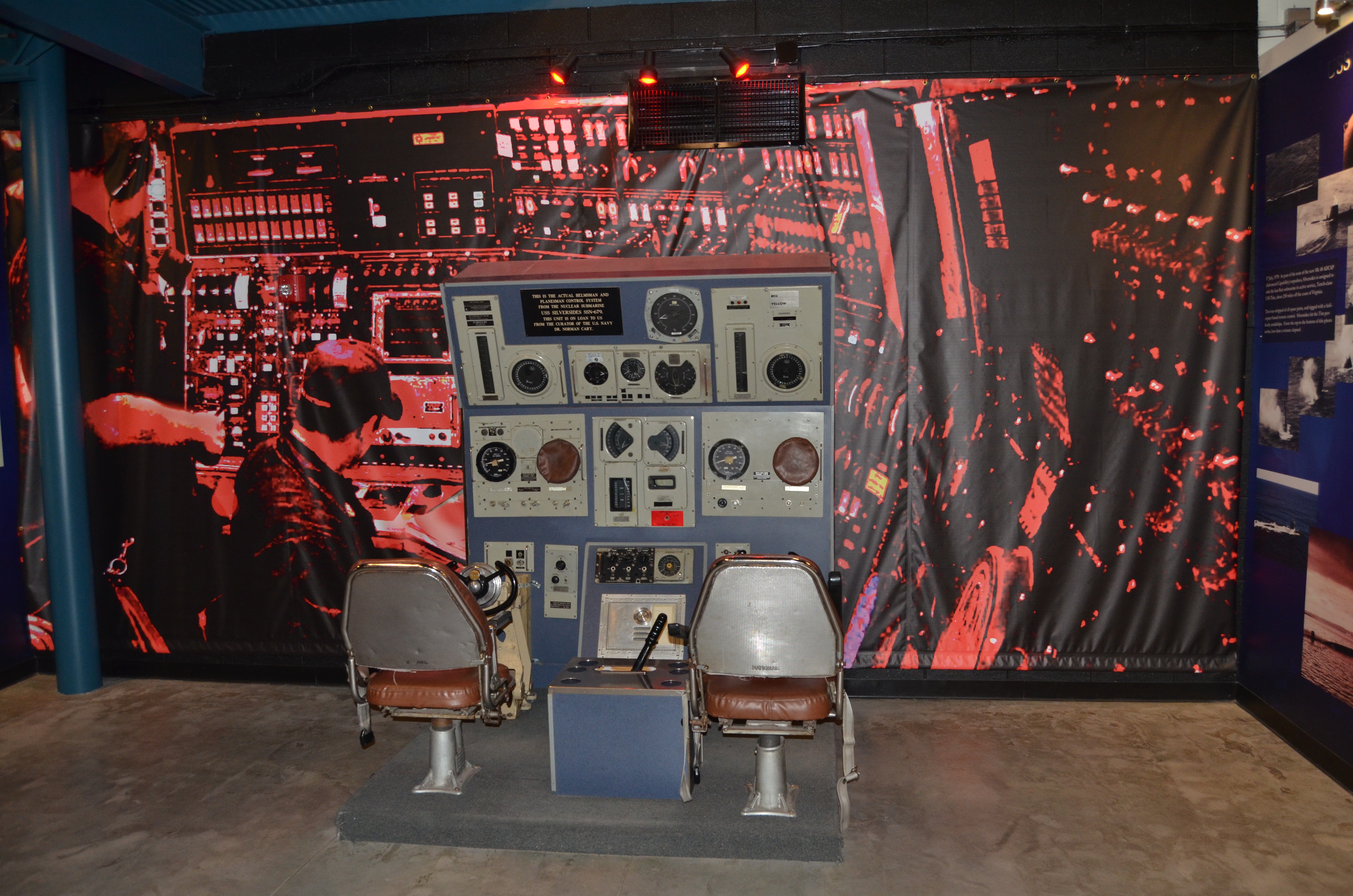 USS Silversides Submarine Museum Control Panel Display